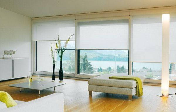 Рулонные шторы и жалюзи для классического стиля в интерьере
